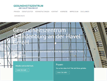 Tablet Screenshot of gzb-hauptbahnhof.de